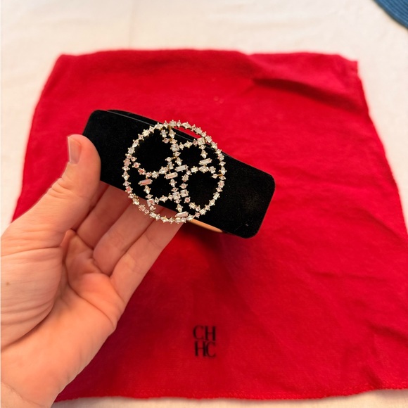 Carolina Herrera Silver Star Belt